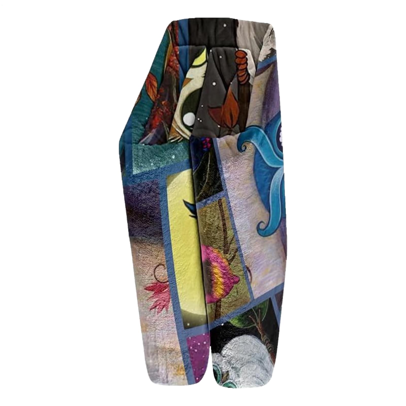 Couverture hibou peluche légère pour canapé et lit