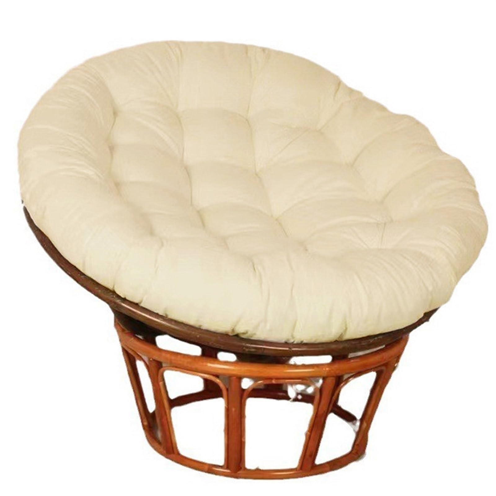 Coussin de chaise de balançoire rond haut de gamme rembourré pour terrasse
