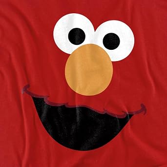 Popfunk Sesame Street Elmo Face T-Shirt (Red)