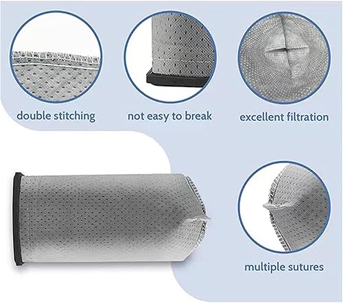 Miniatura 4 de 43662023 - Bolsas de tela de repuesto para aspiradora Hoover Porta Power Swingette S1015 S1029 y CH30000, color negro