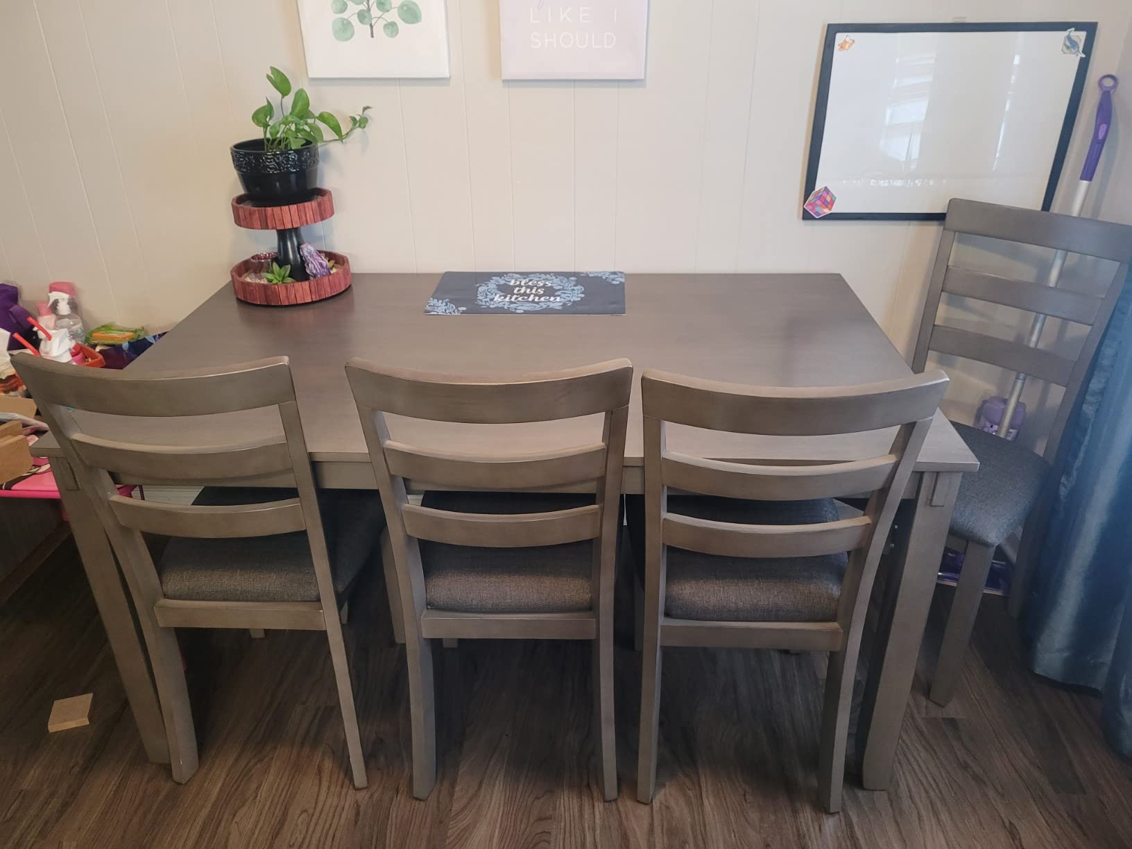 55/mo Finance Signature Design by Ashley Coviar 6 Piece Dining Set