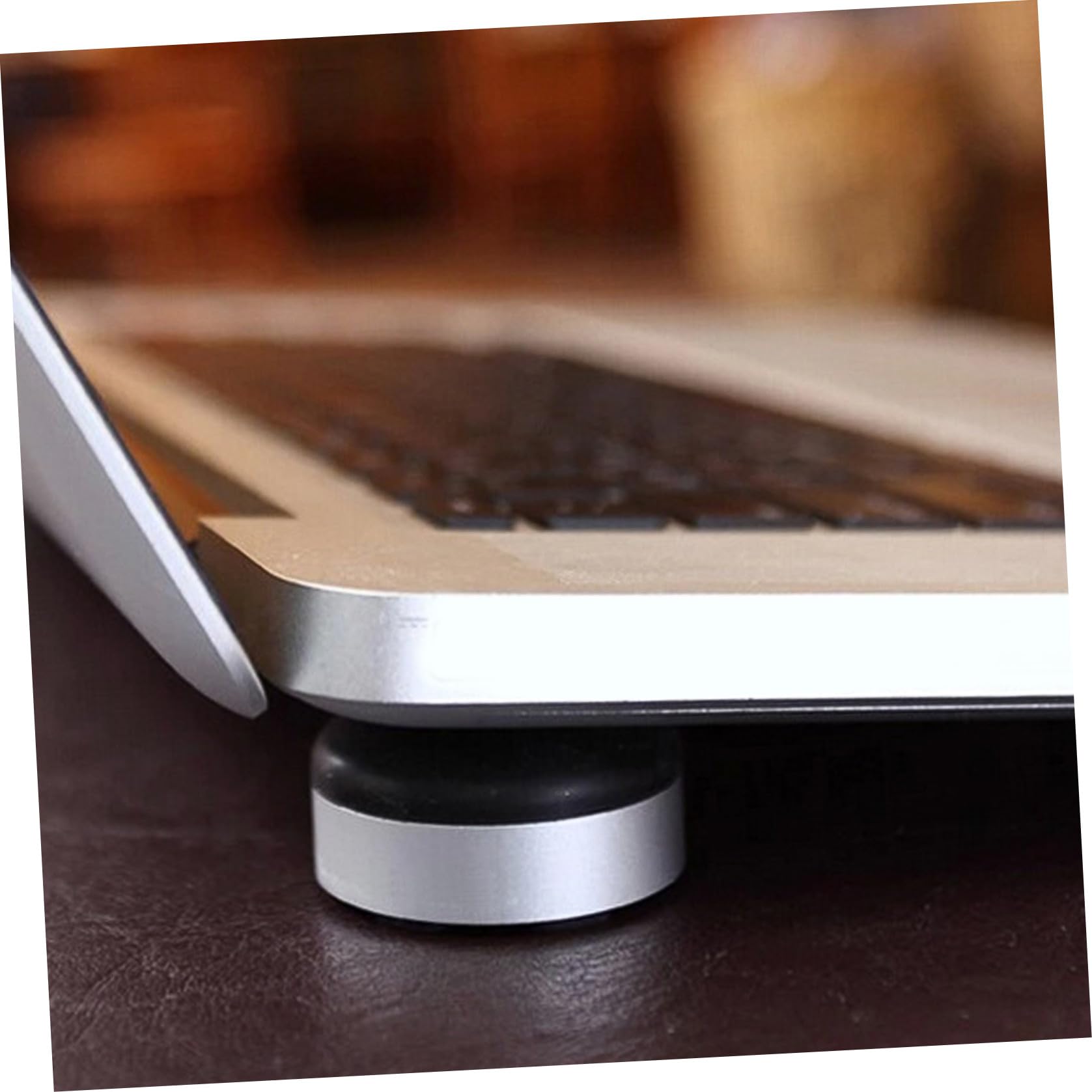 UKCOCO 3juegos Soporte Portátil para Laptop Base De Disipación De Calor Almohadilla Elevadora Ergonómica para Oficina Casa Negro