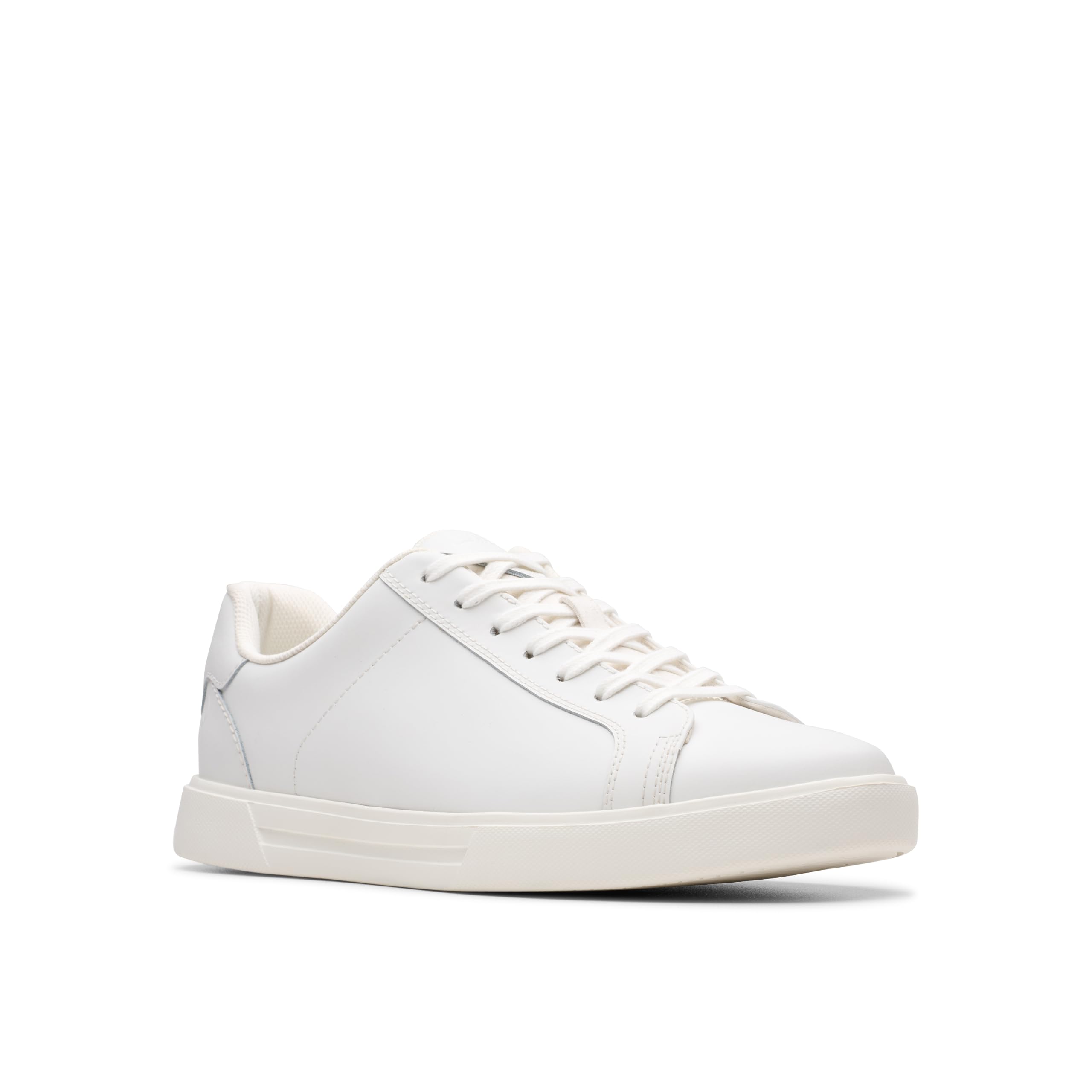 Clarks Men's Leather Trainers Size 8 White