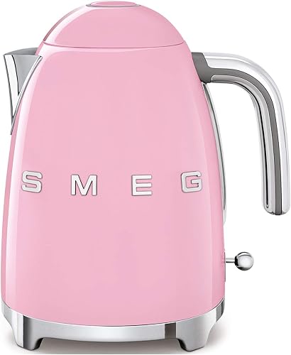 Smeg KLF03PKEU Electric Kettle with a Capacity of 1.7l and a Power of 2400 W KLF03PKEU-pastel Pink, Plastic