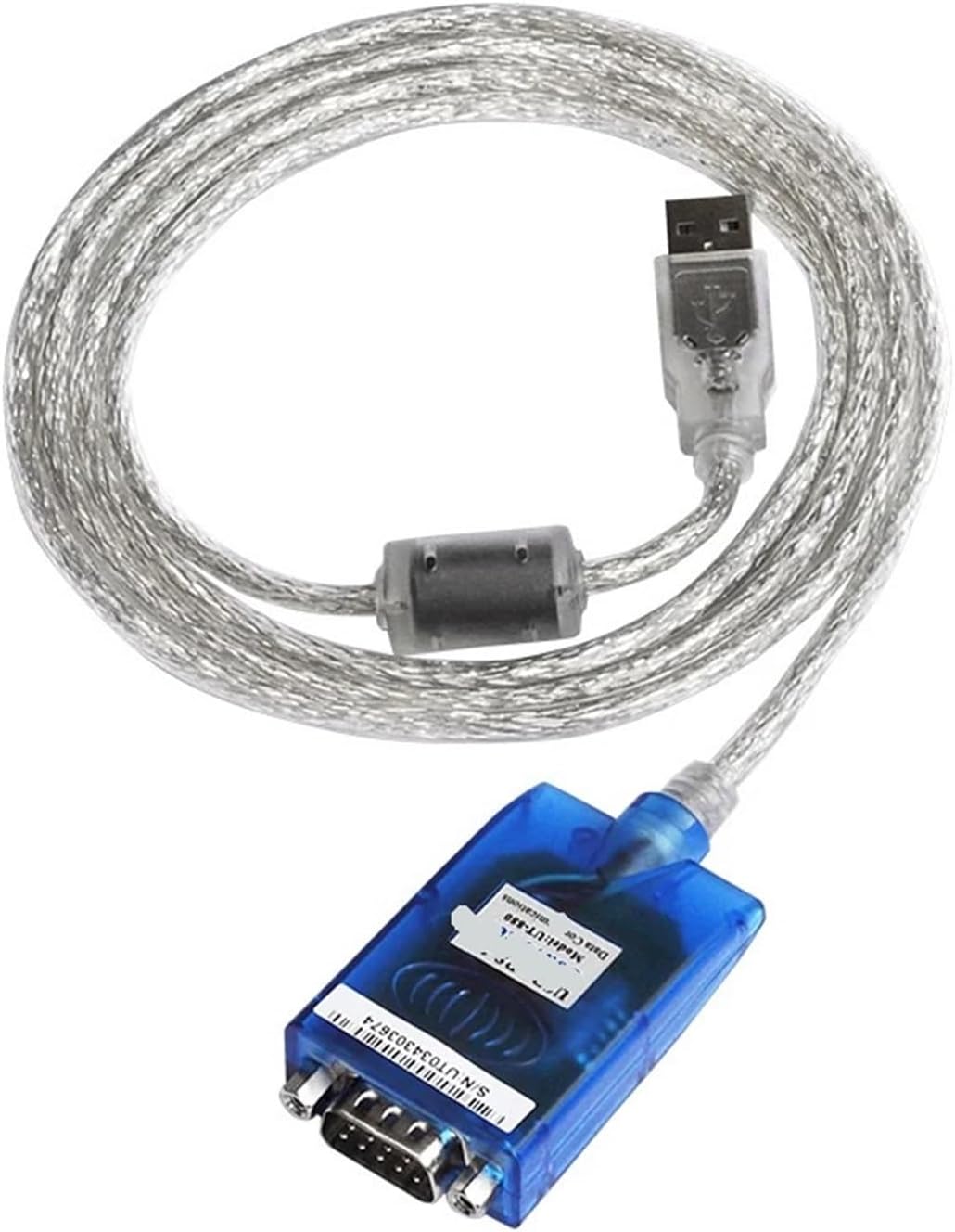 USB to Serial Converter 1.5M USB to RS-232 Converter RS232 DB9 USB2.0 Conversion Cable Serial Adapter Connector Line with Imported Chip UT-880(0.50m)