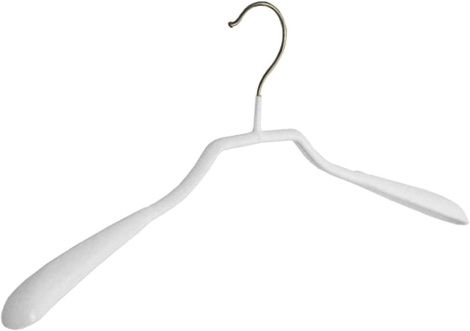5 x Jacket / Suit hanger with white non-slip and wide shoulders (35 mm), 40 cm