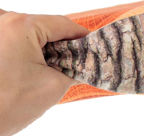 Miniatura 3 de Cojín de espuma viscoelástica con rodajas de madera en 3D, cojín de tronco, silla de muñeca, cojín de asiento para casa, oficina, árbol Gingko,