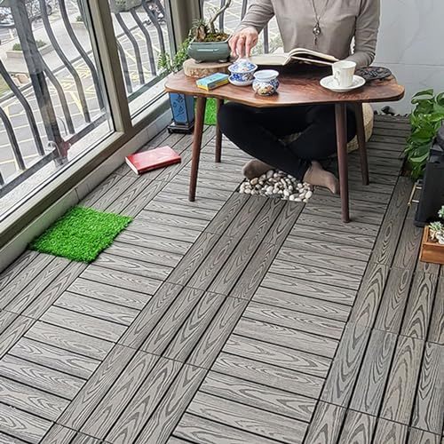 Baldosas de composite entrelazadas para transformar tu balcón y terraza exterior 7