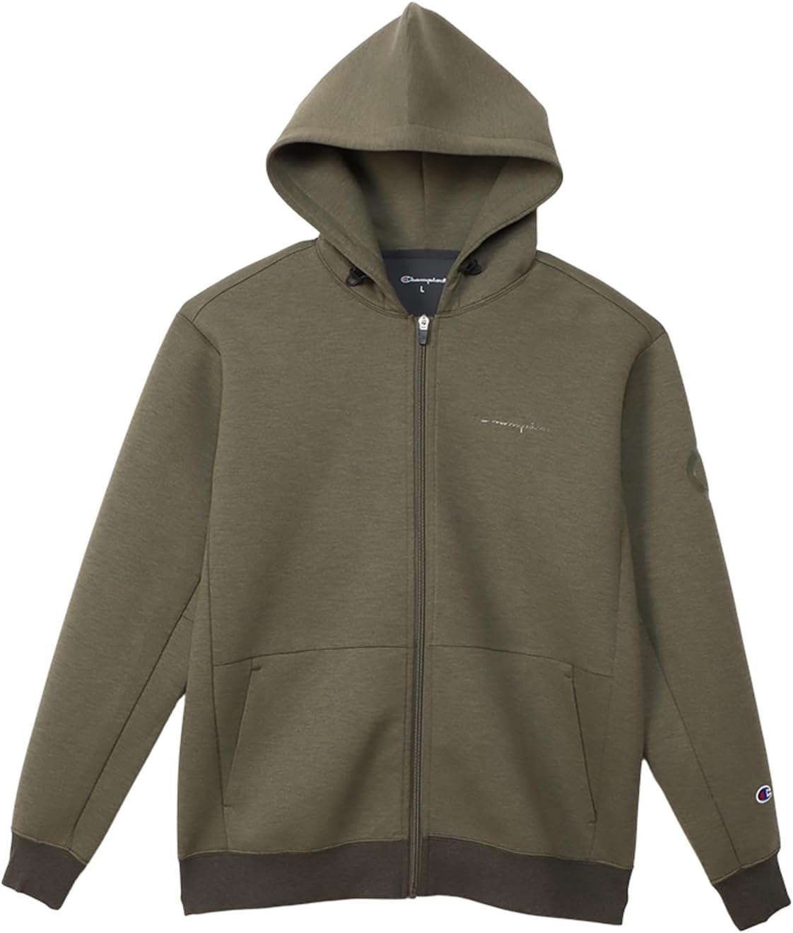 Champion(チャンピオン) パーカー 長袖 WRAP-AIR ストレッチ 保温 スクリプトロゴ ジップフーディジャケット メンズスポーツC3-YS101メンズ