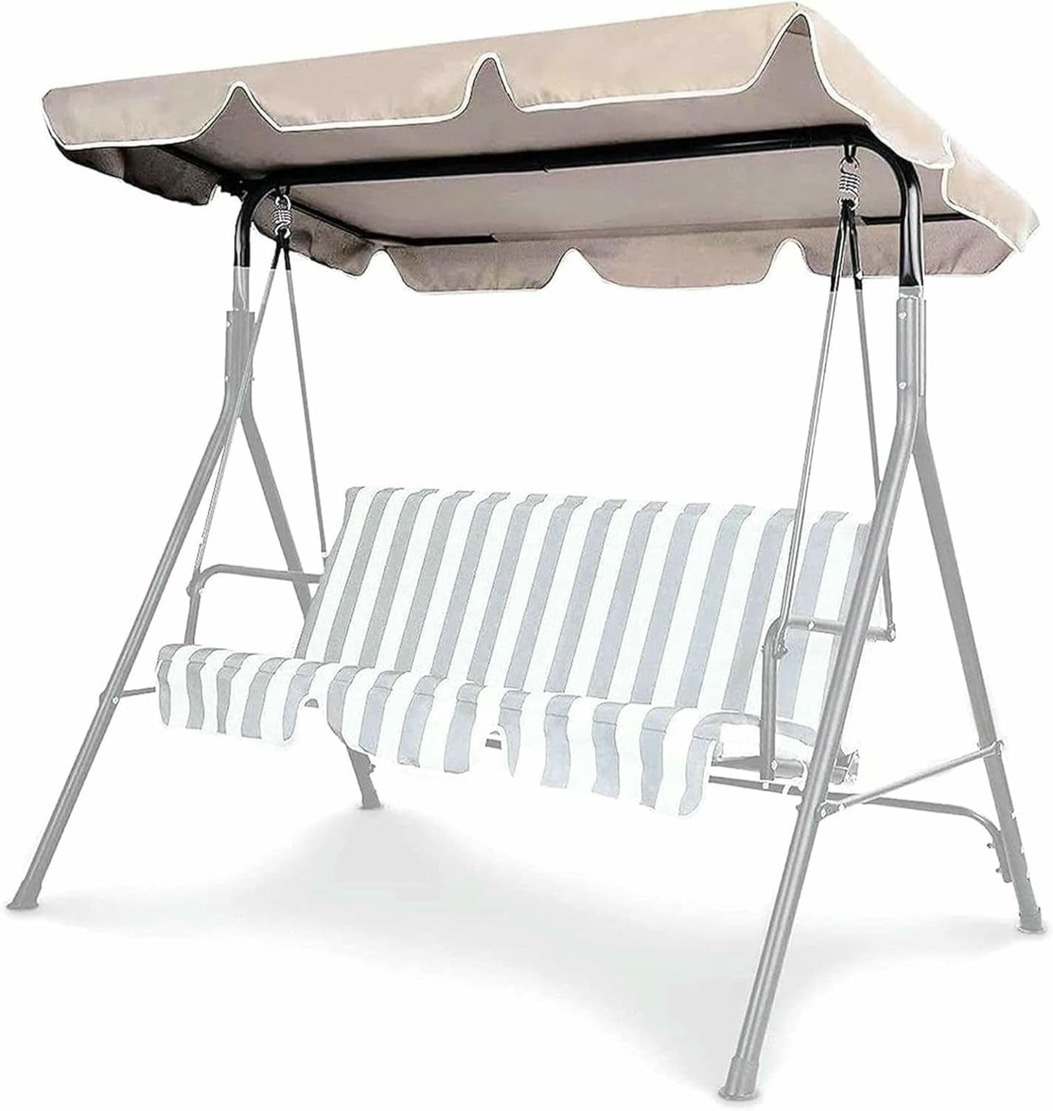 Toldo de repuesto para columpio jardín y cubierta superior impermeable exterior