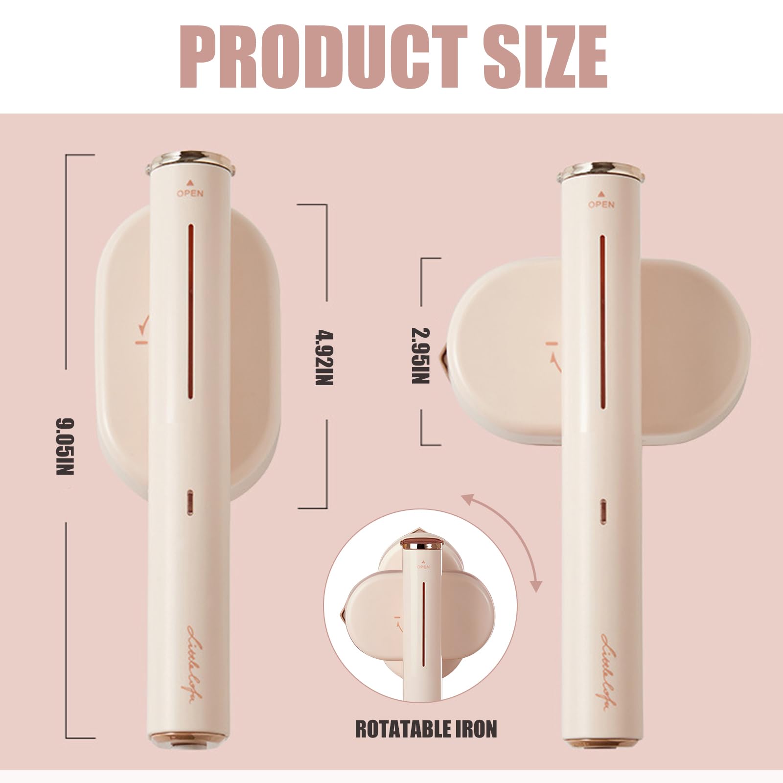 Plancha vapor de mano portátil, plancha vapor de viaje plegable de 1200W con guante de planchar anti-calor y vaso medidor, cepillo vapor horizontal y vertical para casa, oficina y viajes, enchufe EU
