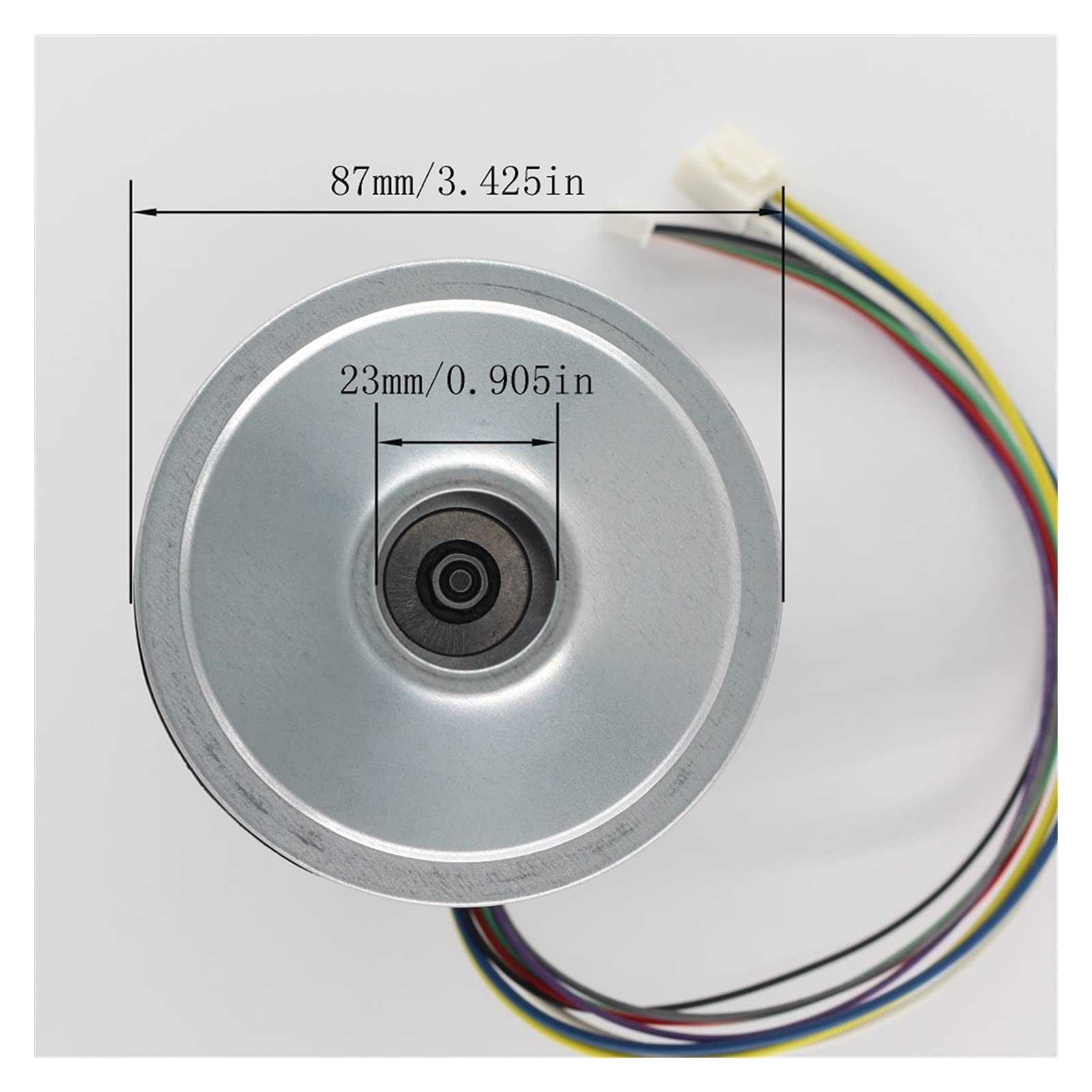 Soplador centrífugo, 4235 DC 12V 24V Tres Fases Corriente Continua Sembradora sin escobillas Micro Gran Volumen de Aire Ventilador Pequeña Alta presión Soplador centrífugo, 87 mm(24V Fan)