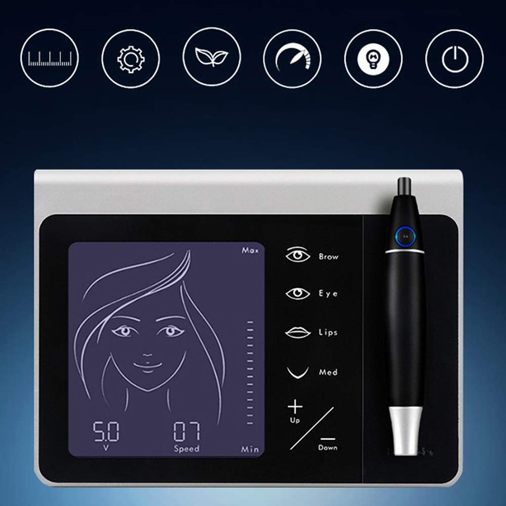 Tattoo Augenbraue Gerät Maschine Digitale Tätowiermaschine Permanent Make Up Gerät mit Tätowierstift für Lippen Augenbrauen