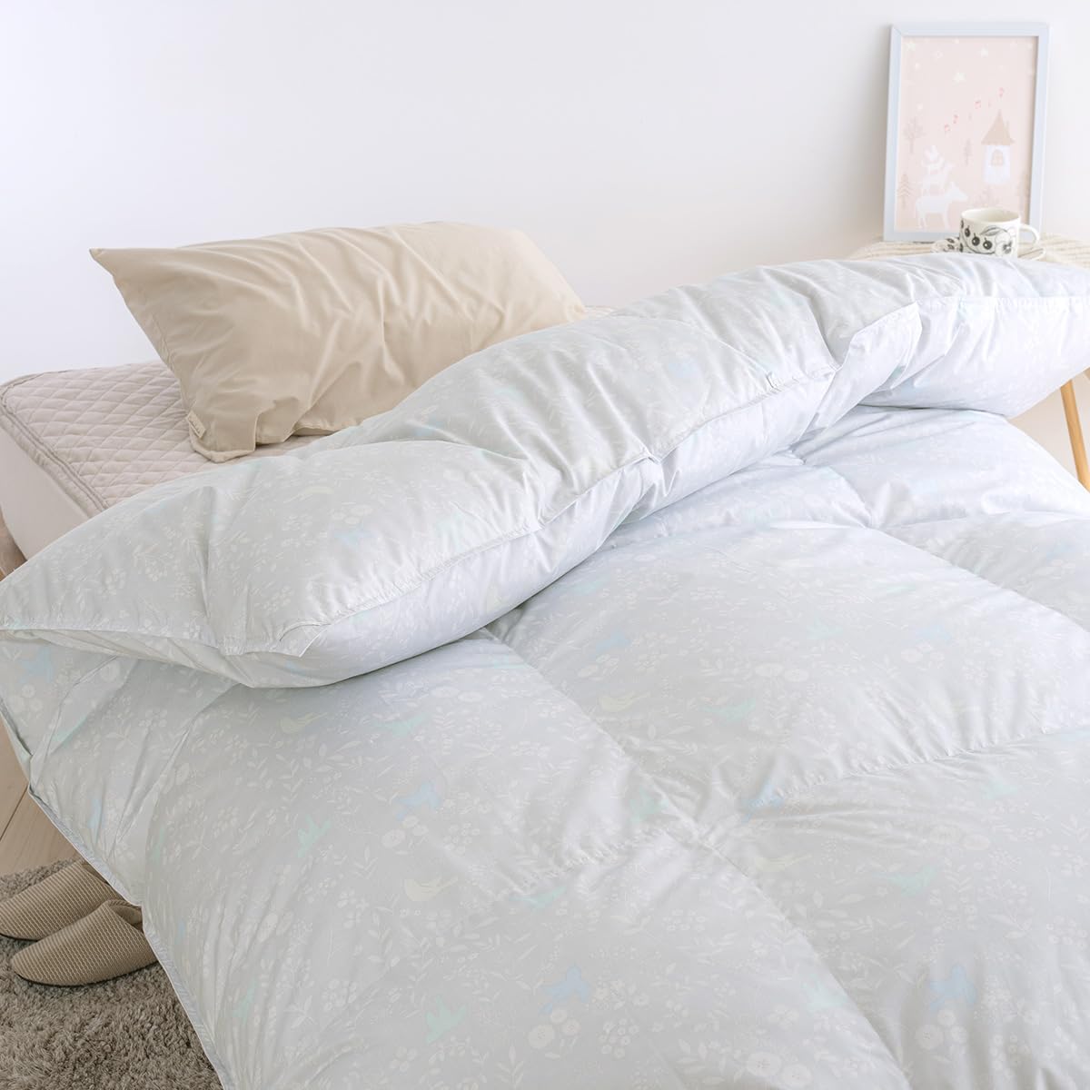 Amazon｜西川 羽毛布団 フランス産ダウン93％ 増量1.6kg DP410 2層式