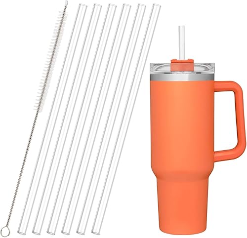 yoelike - Juego de tapones de silicona a prueba de derrames y funda protectora para vaso Stanley H1.0 de 40 onzas y 30 onzas, popotes transparentes yoelike - Juego de tapones de silicona a prueba de derrames y funda protectora para vaso Stanley H1.0 de 40 onzas y 30 onzas, popotes transparentes