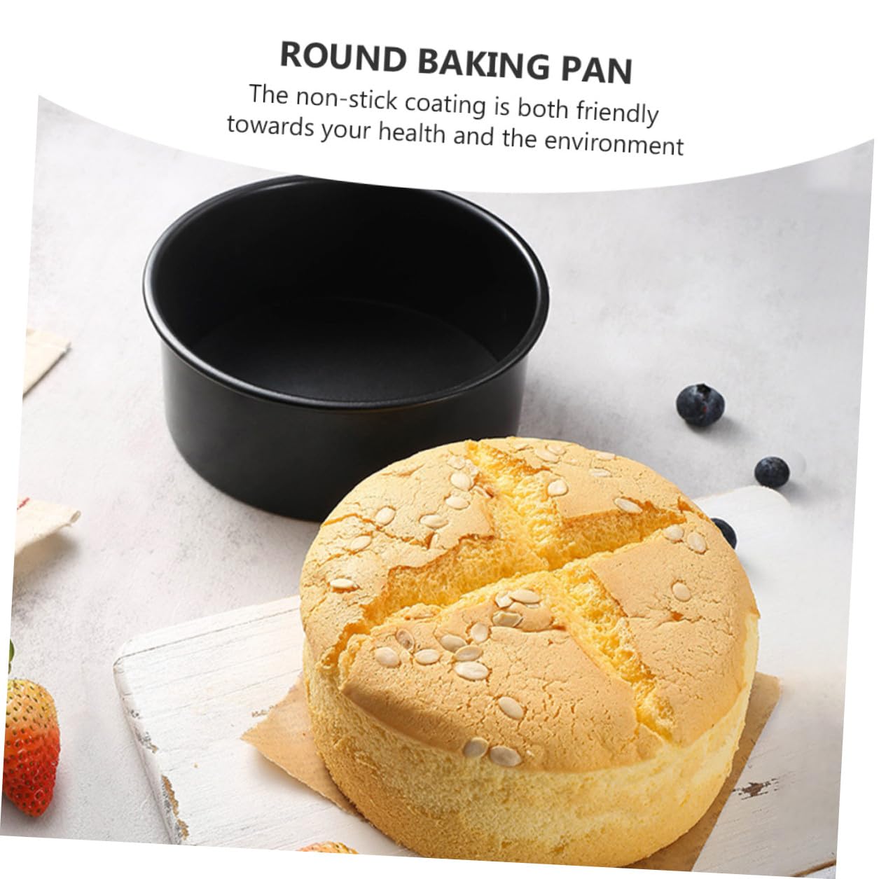 GALPADA 3 Stück Teiliges Carbon stahl Backform mit Abnehmbarem Hebeboden Antihaftbeschichtete Kuchenformen für Cheesecake Torten Quiche und Mousse Langlebig und Gesundheitlich