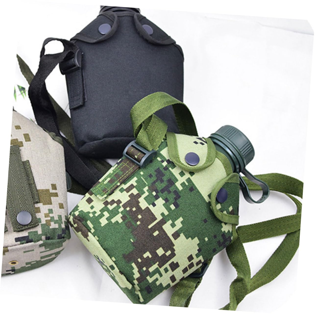 Amazon.co.jp: BUTIFULSIC アウトドアミリタリーボトル アルミ製断熱