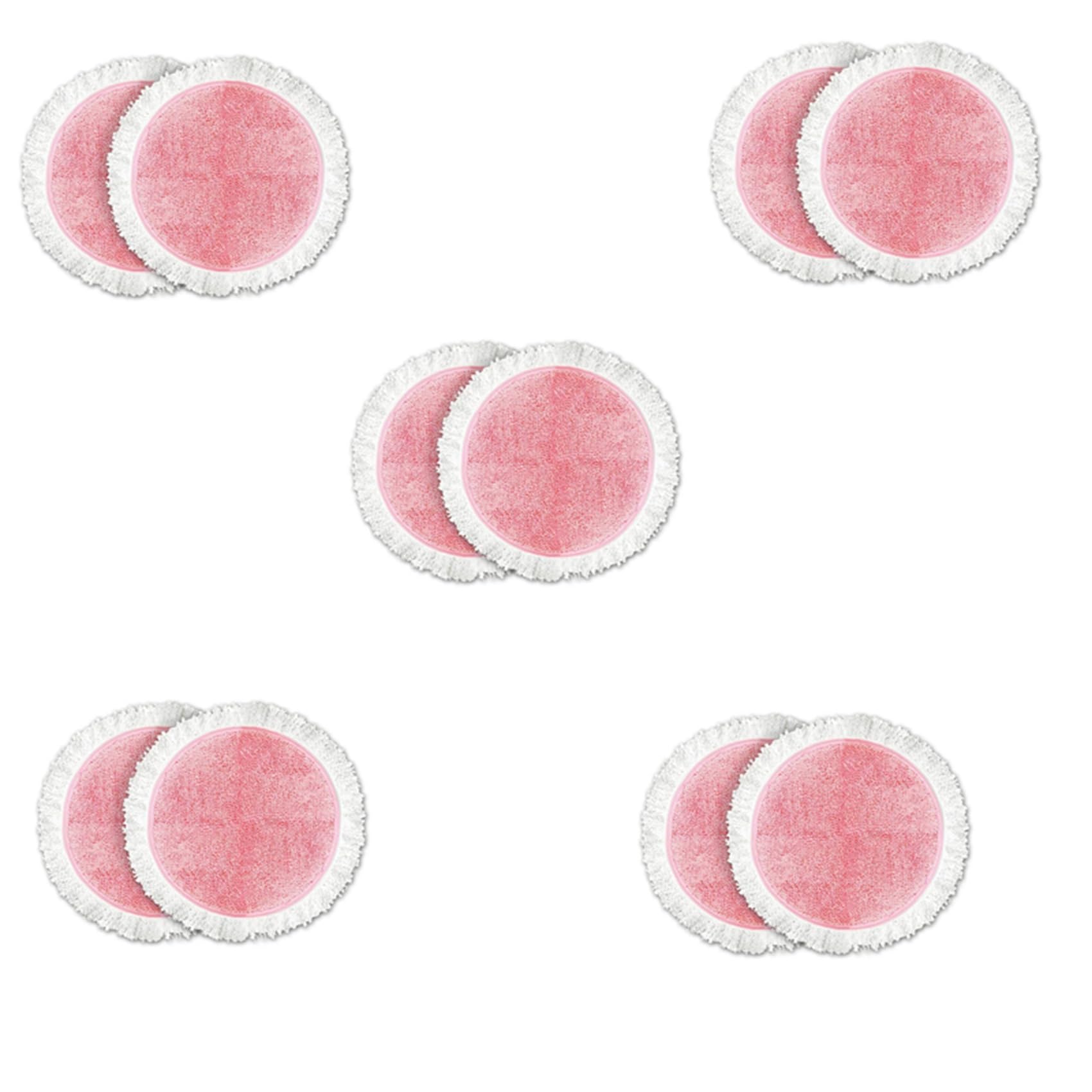 Hndhbfgrt 10Pcs Replacement Steam Mop Cloths Electric Mop Cleaning Pads for 8 and 9 Series,Floor Mop Replacement Parts