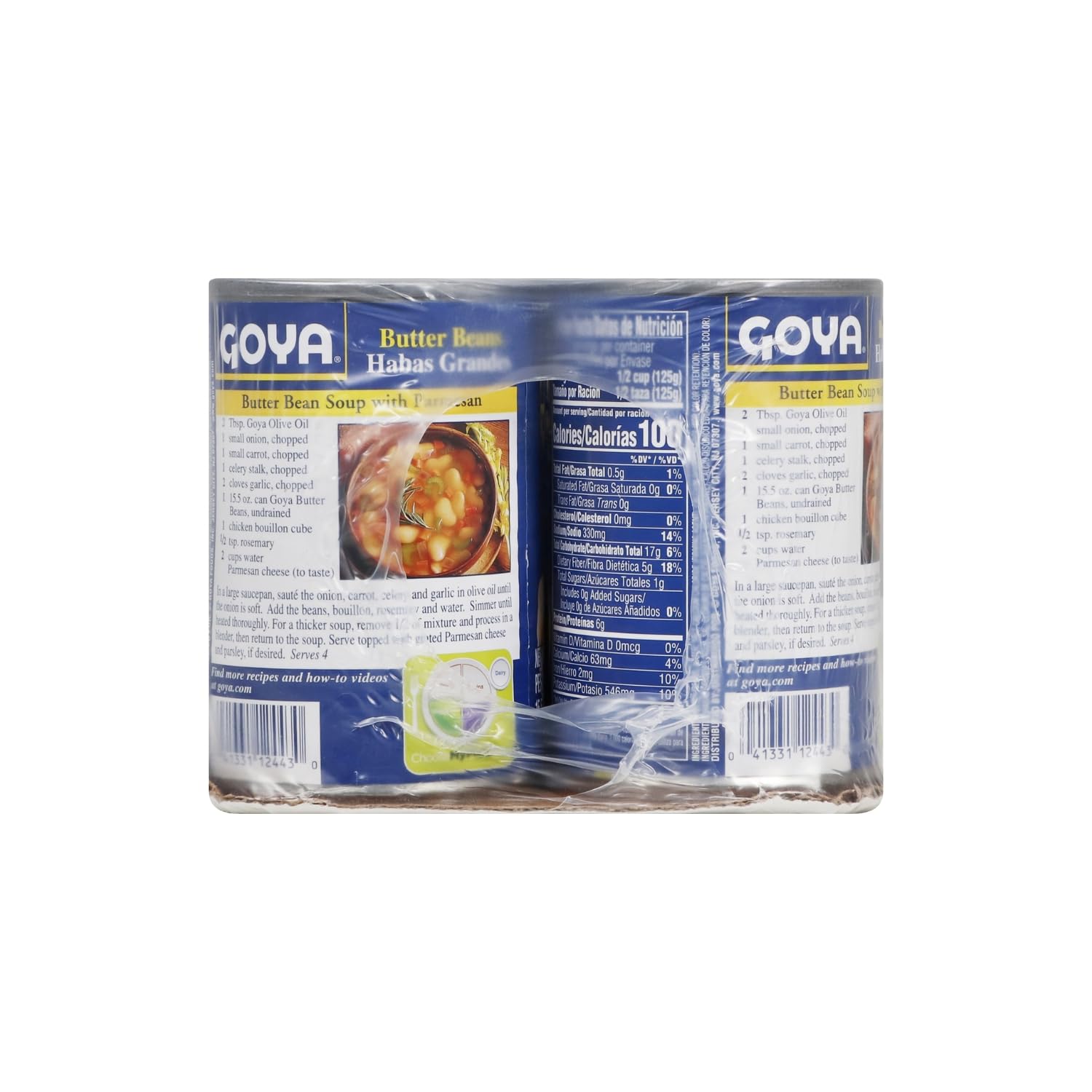 Goya Butter Beans, 15.5 Ounce (Pack of 8)
