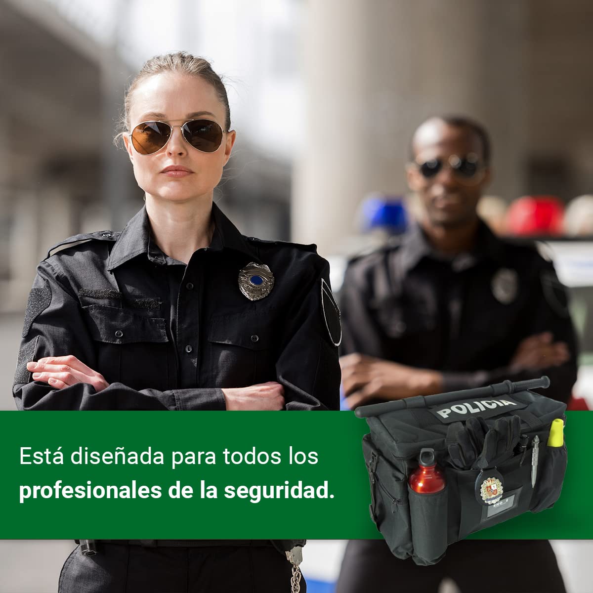 SHOKE Bolsa Impermeable Táctica - Mochila Ideal para Policias y Militares - 100% de Nylon Resistente al Agua - Macuto con Capacidad para Diversos Compartimentos