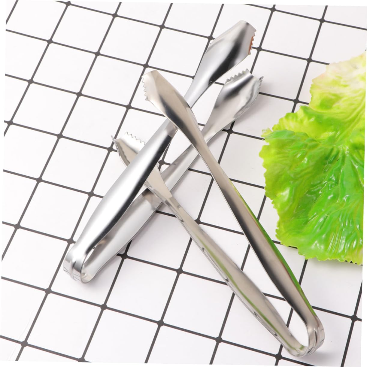 Ciieeo 6 Pezzi Mini Pinza Per Ghiaccio Clip Per Cubetti Di Ghiaccio Mini Pinze Da Portata Pinza Per Pane Pinze Per Torta Pinze Per Bistecca Pinze Per Tè Pinze Per Friggere Pinze Per