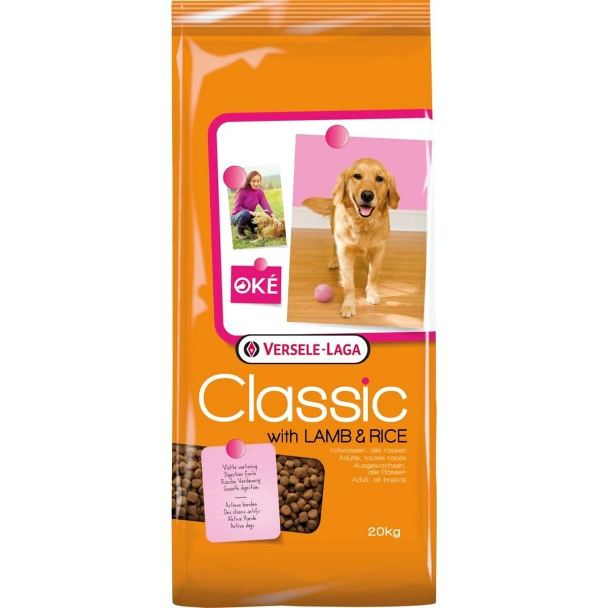 Versele-Laga Aliment Classique Adulte Agneau Riz 20 kg