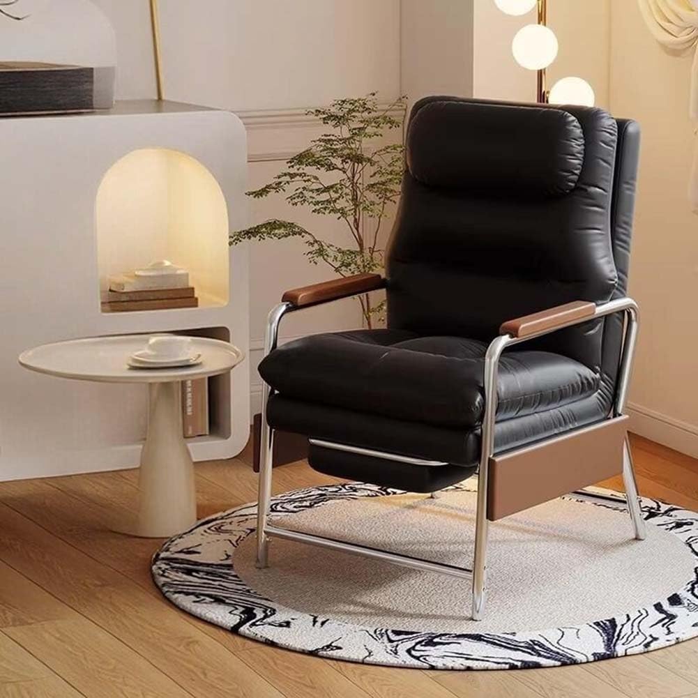 Ergonomiczne krzesło rozkładane, regulowane oparcie, do salonu, sypialni, biura, funkcja 3 w 1, do czytania i relaksu