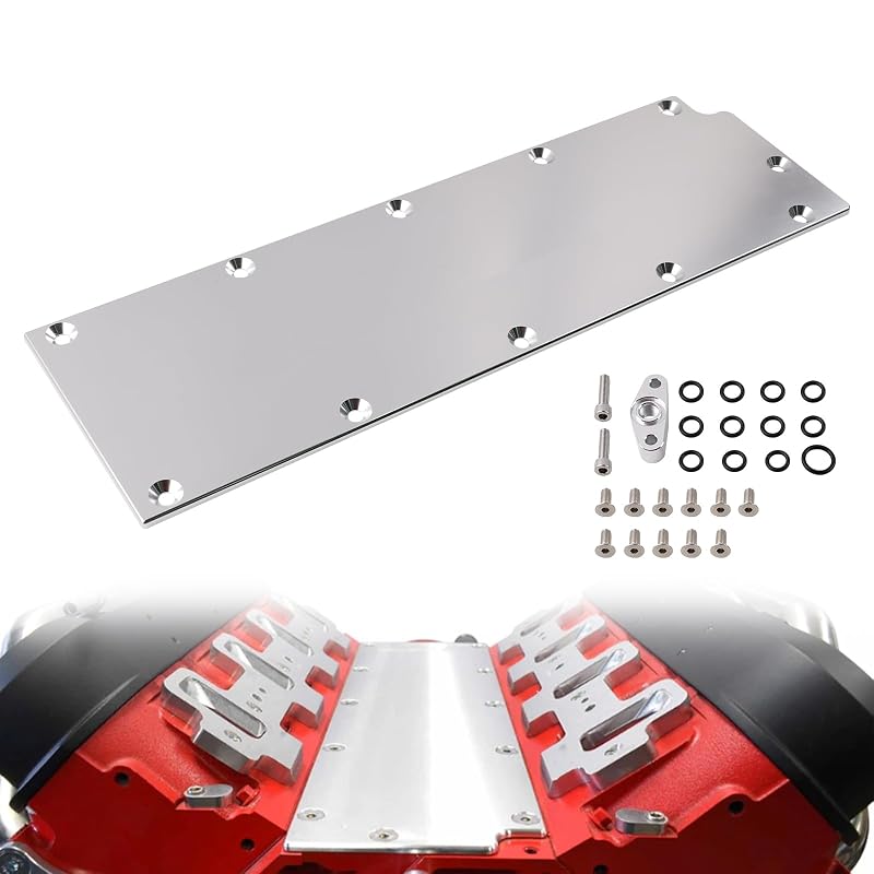 Tampa de cobertura do vale do motor LS Gen 4 VVORHSBELL em alumínio – 1 unidade