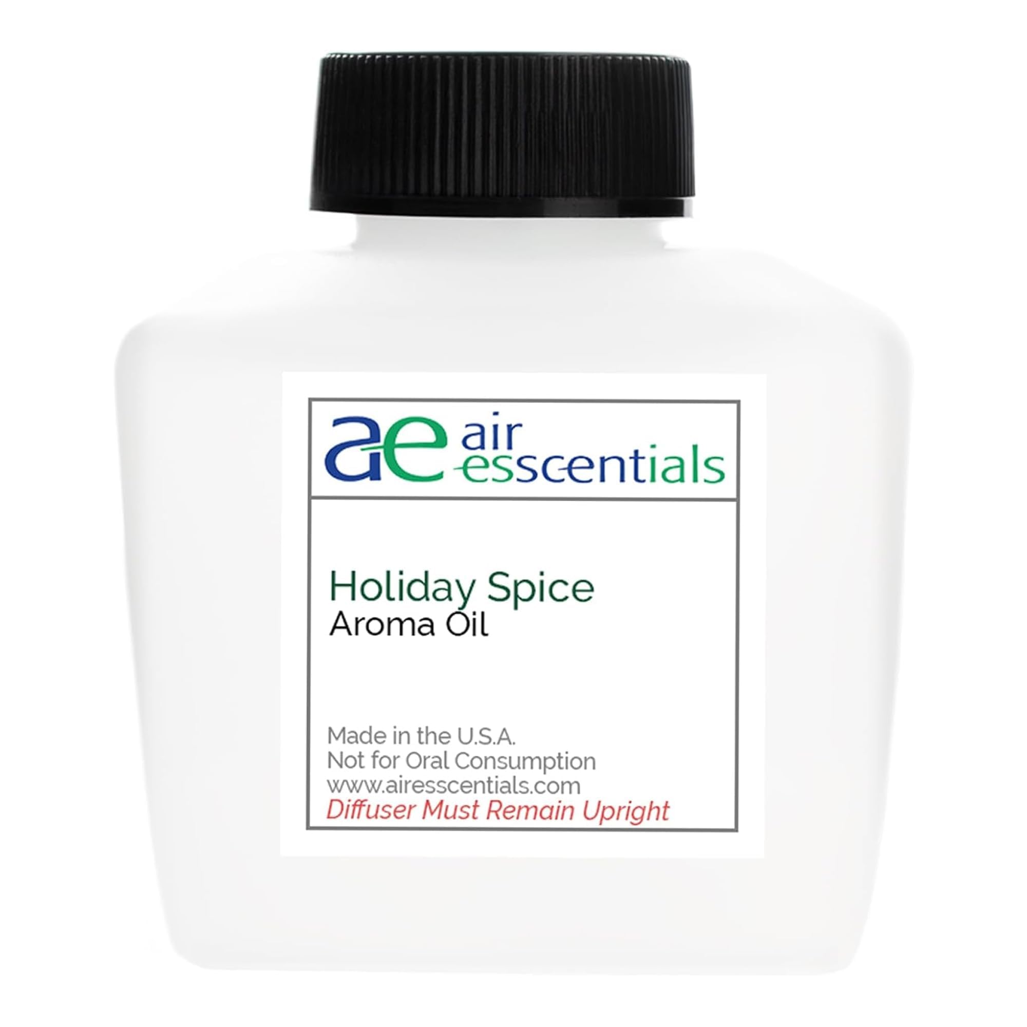 Holiday Spice Aroma Oil, Festive Essential Oil Blend for Diffusers & Scent Machines, Floral, Cinnamon & Fruit Notes, Warm Holiday Fragrance, Cold-Air