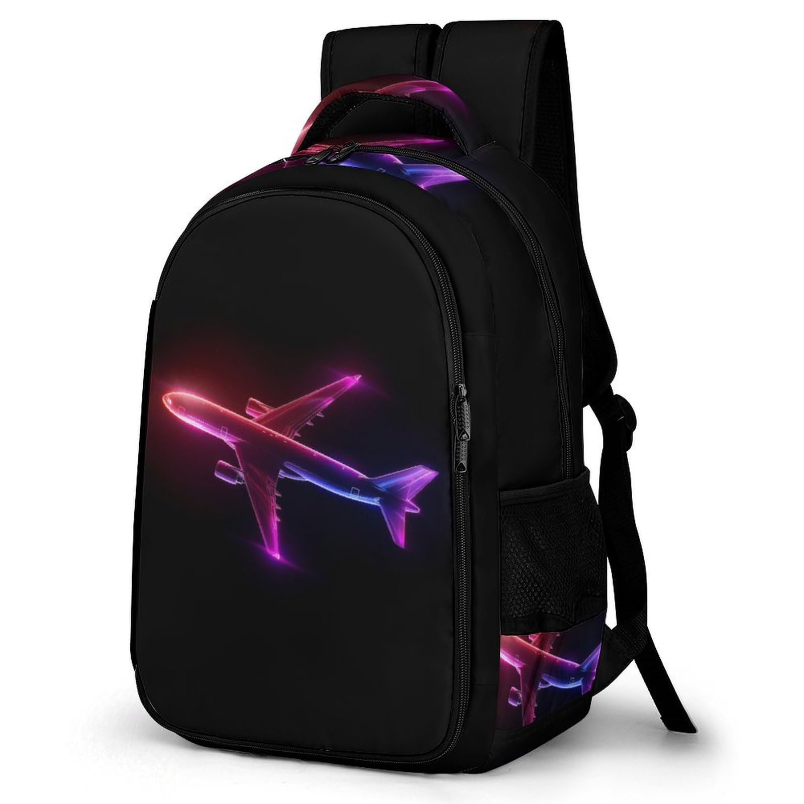 Tpisli Boys Style-19 Kids Backpack, Cute Preschool Toddler Schoolbag For Girls With Aeroplane Children Airliners Primary Book Bag Water Resistant Rucksack