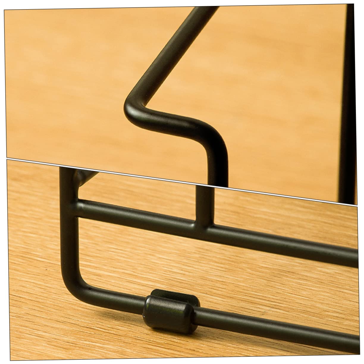 PRETYZOOM Pot Cover Holder Cutting Board Rack Multi Kitchen Storage Stand Vertical Dish Drain Organizer for Cabinets Space Saving Countertop Elegant Design