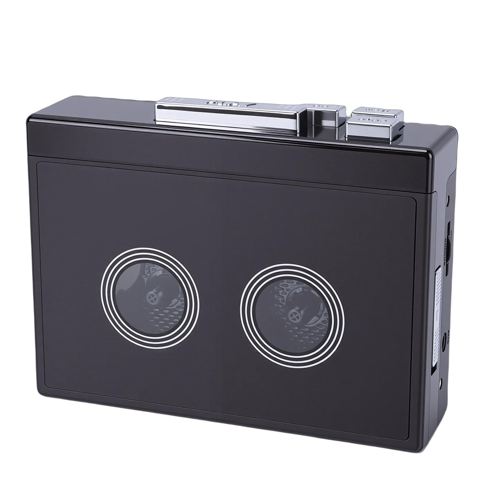 Sxhlseller Lettore di Cassette con Auricolari, Convertitore Audio Portatile, Supporto per unità Flash USB e Registrazione Digitale MP3 con Doppio Alimentatore AA o USB