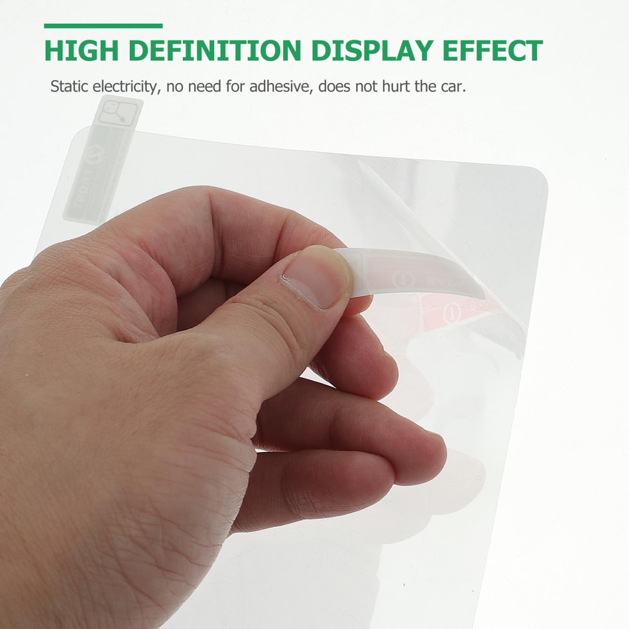UPKOCH Pellicola Riflettente Hud Auto 16X12X0.04 Pollici Pellicola Anti-riflesso per Display Testa Alta Parabrezza Senza Residuo Riutilizzabile Facilmente