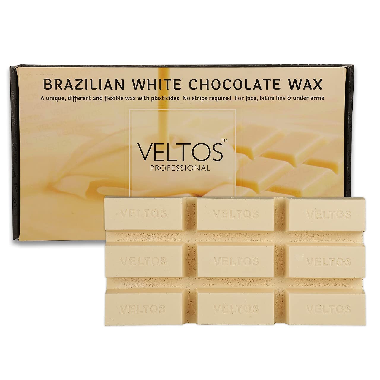 Veltos Professional Brazilian White Chocolate Facial Peel Off Wax 500gm No Strip Required for Face and Body Wax (B08B8XQGLB) Amazon Price History, Amazon Price Tracker