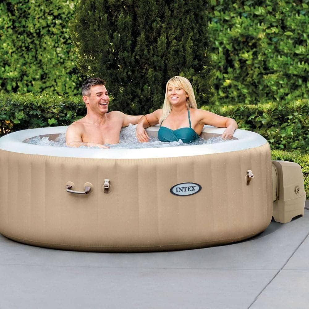 Spa Gonflable Pure 4 places Beige Intex - VerySpas Selection — vue 4