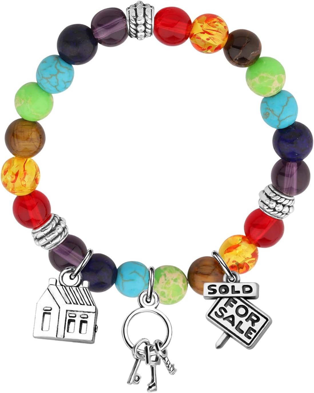 WSNANG Realtor Bracelet Real Estate Agents Prayer Jewelry Thank You Gift Salesman Graduation Gift image 2