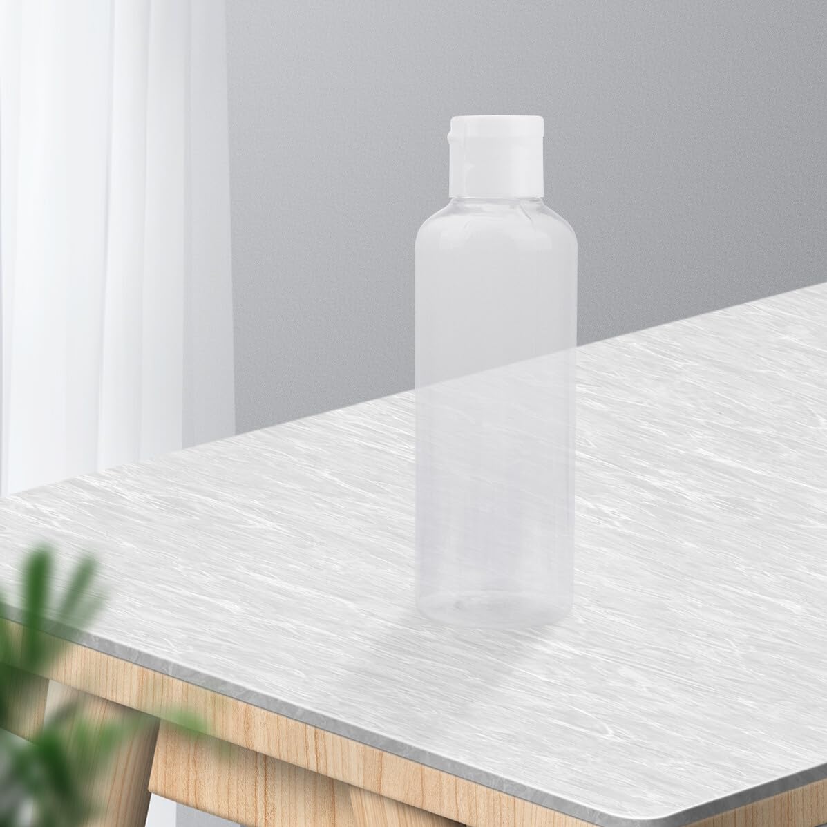 30 piezas Botellas Plásticas de Viaje Envases Rellenable para Cosméticos y Champú Resistentes Tapa Abatible para Loción y Emulsión