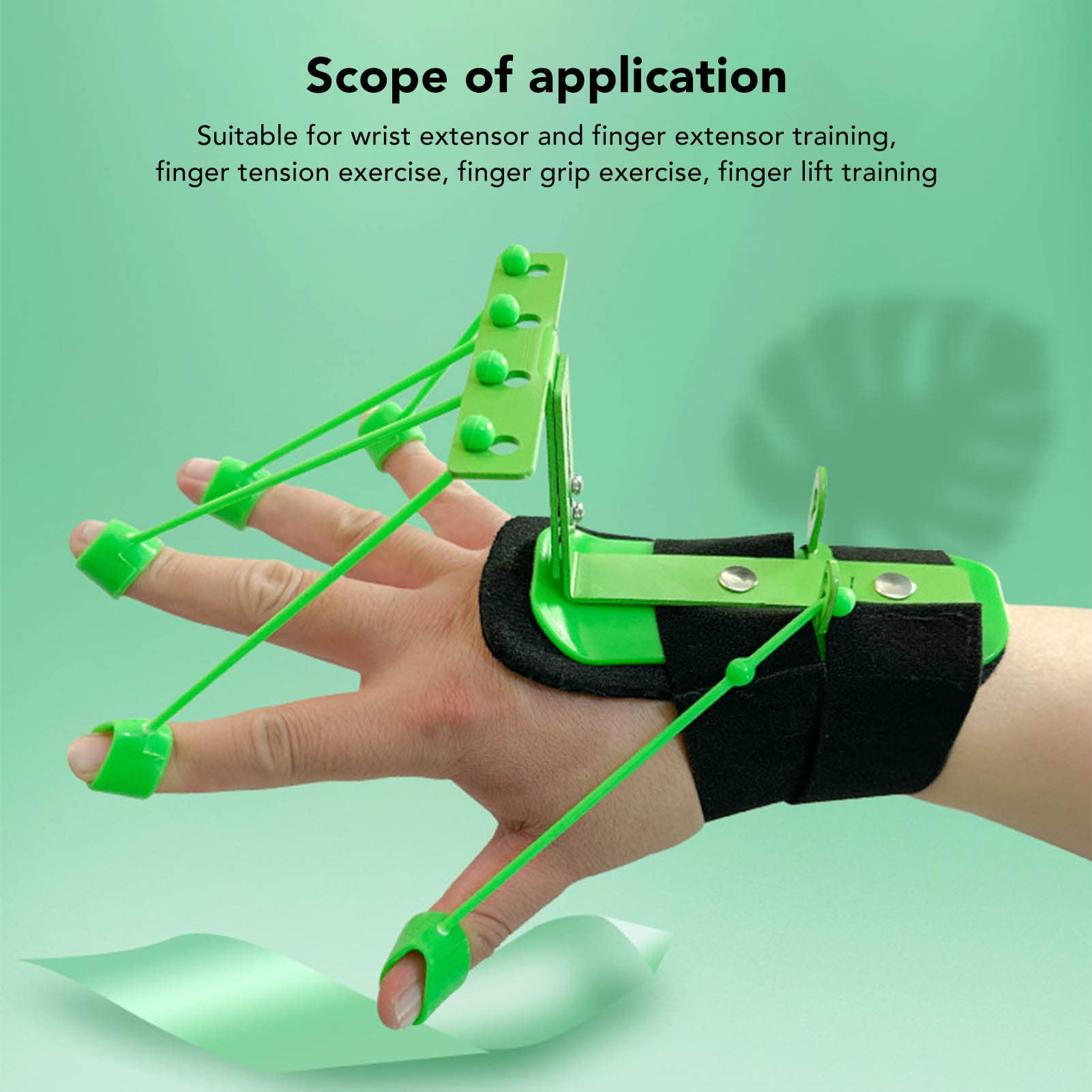 Rafforzamento delle Dita, Barella per Dita per Esercizi per Le Dita, Allenatore per la Forza della Presa della Mano Multifunzione, Esercitatore per Dita per Arrampicata con Fascia