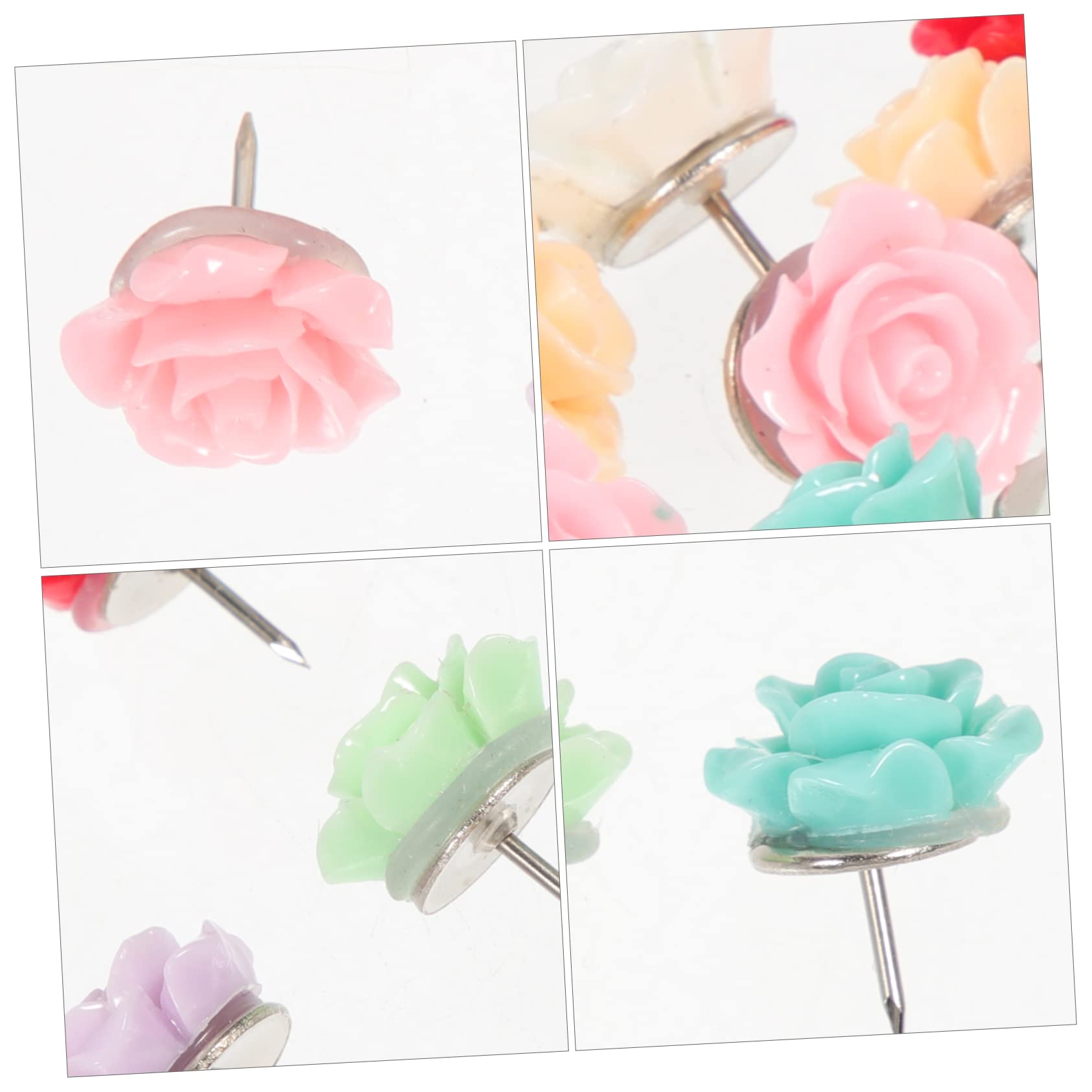 NUOBESTY 120piezas Chinchetas Multifuncionales De Colorida para Decoración y Fijación De Mapas Tacks Reemplazables para Tableros De Anuncios y Paredes De Fotos