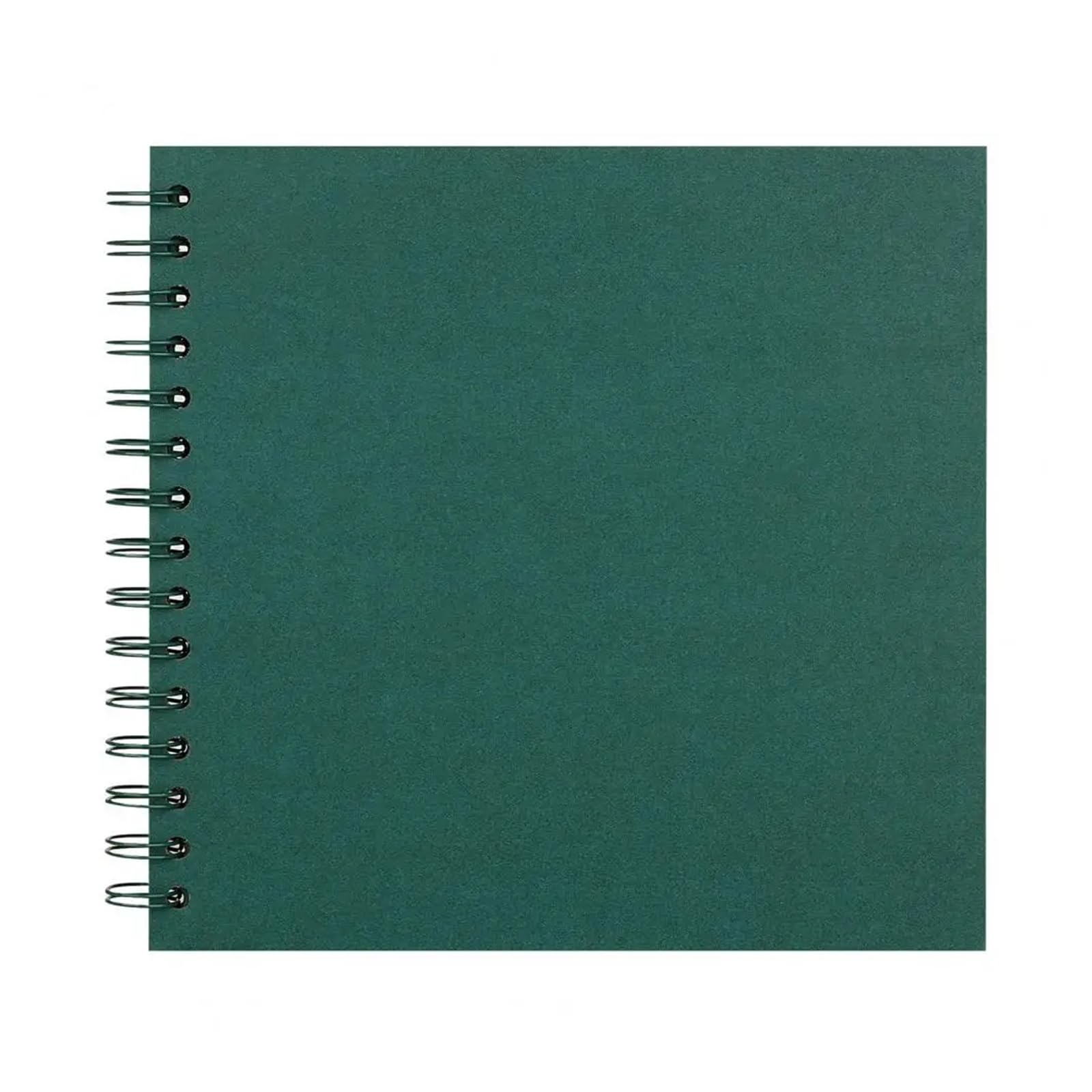 Album Fotografico Album Fotografico con Copertina Rigida, Album Fotografico da 7 Pollici, Elegante Album Fotografico a Doppia Spirale for Matrimonio(Green)