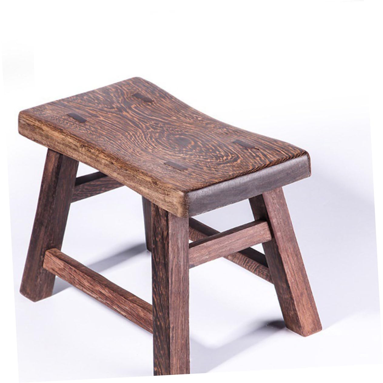 Ciieeo 1pc Children's Stool Out Door Furniture Camp Stool Step Stool Outdoors Furniture Wooden Bathing Stool Stools Mini Chair Chinese Style Wooden Footstool