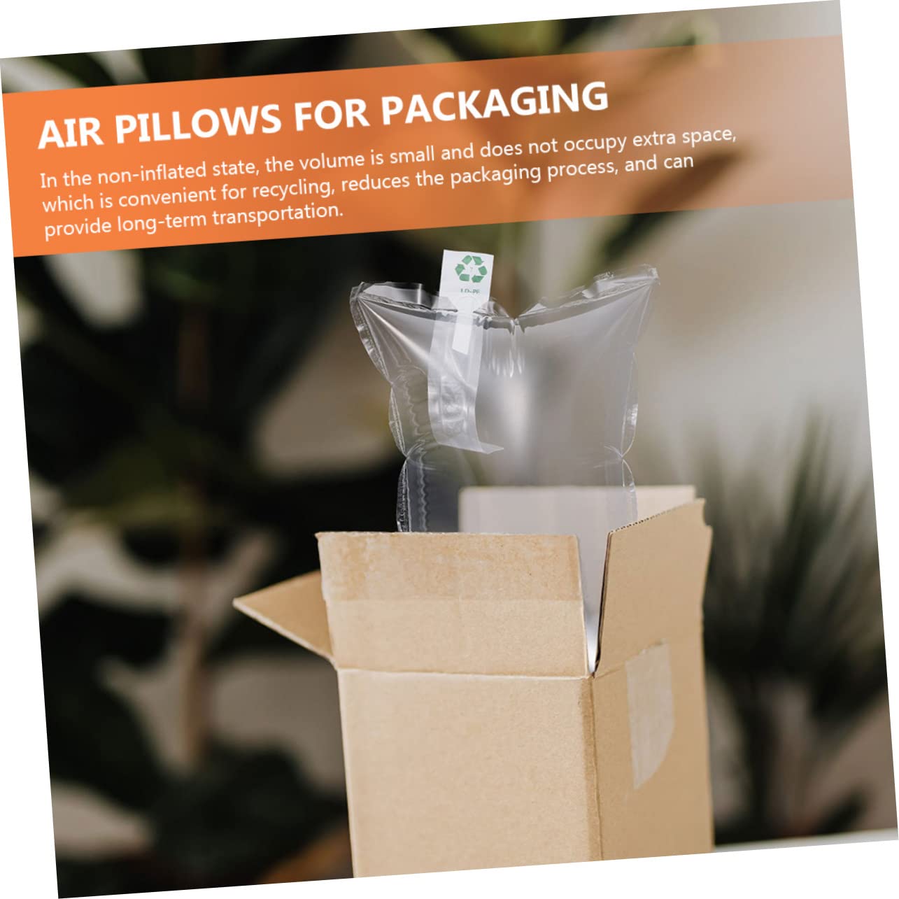 Lot de 50 Paquet D'emballage Gonflables Anti-collision 30 X 40 Cm en Film Coextrudé pour Calage Express, Coussin D'air Léger et Résistant pour Protection Colis Fragile