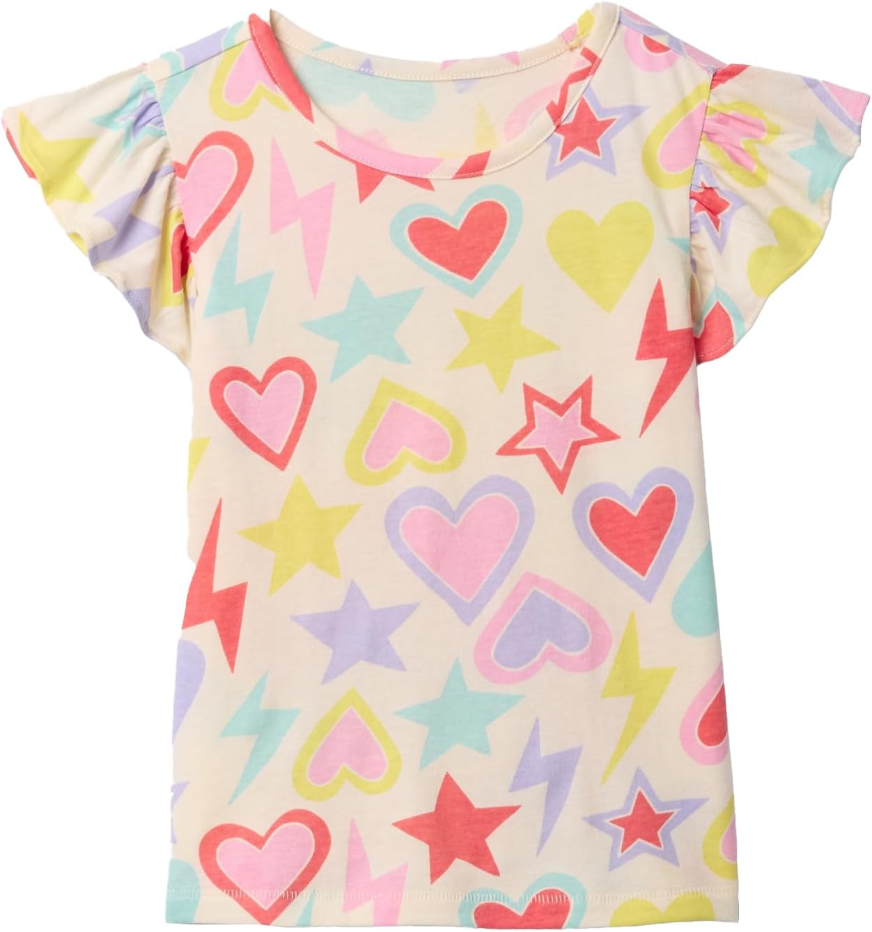 Gap Girls Short Sleeve Printed Knit Top