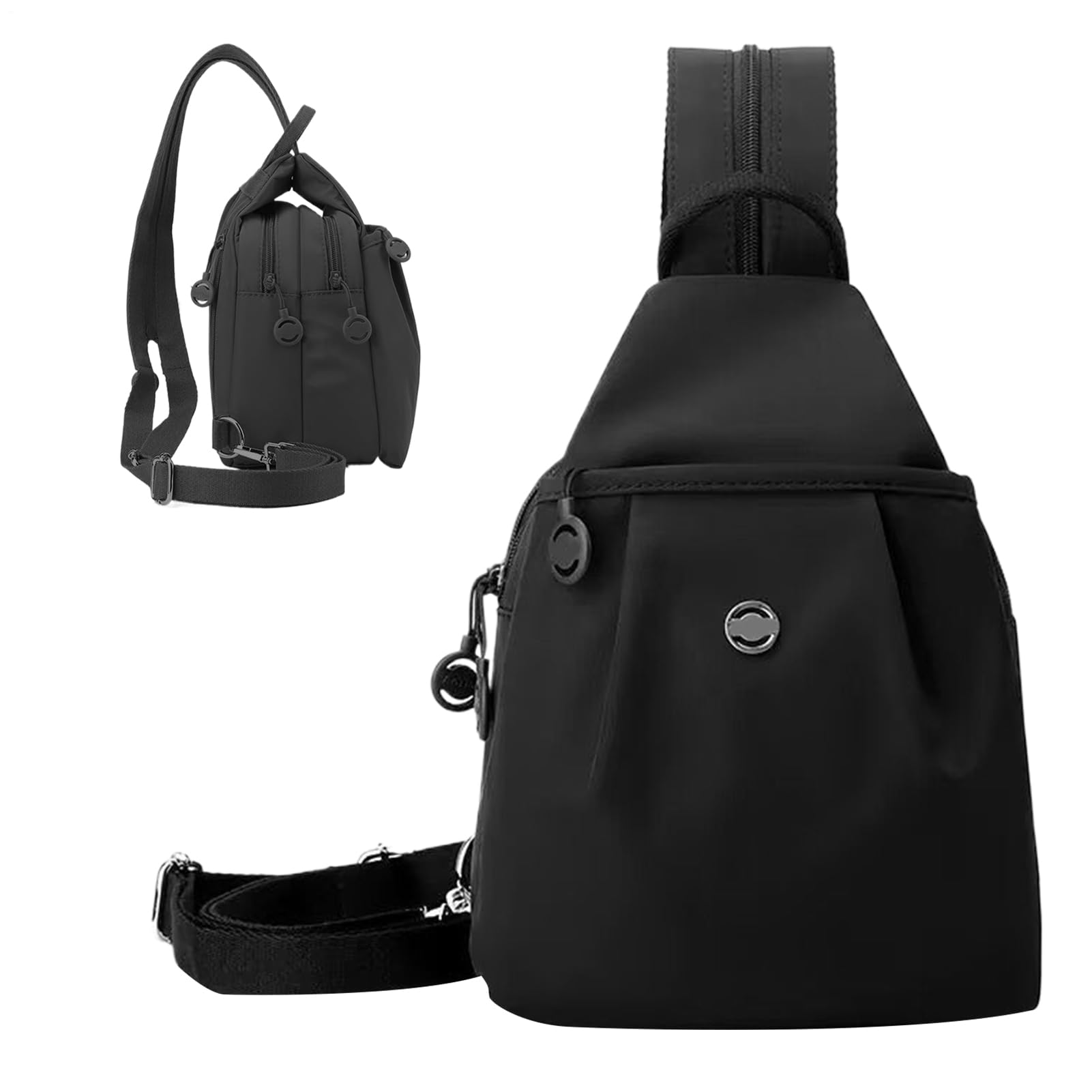 Bolso bandolera impermeable de 2 vías con múltiples compartimentos 8