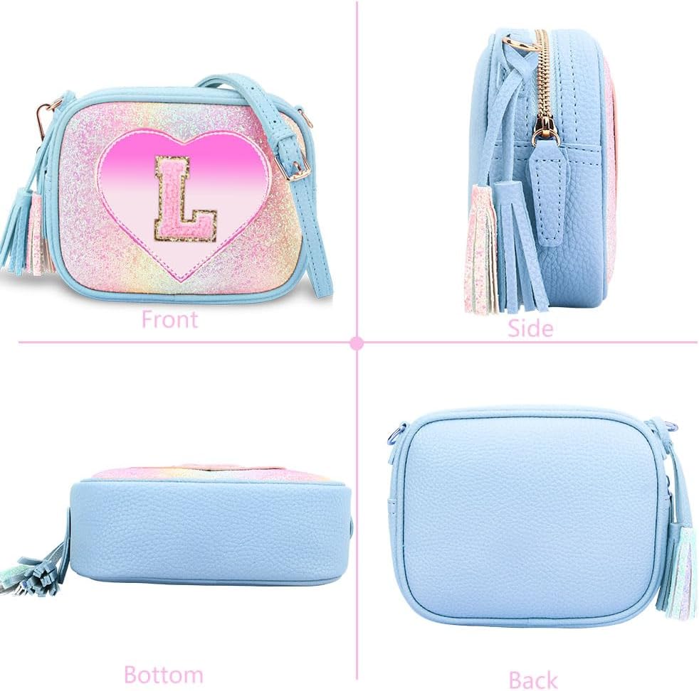 Purse Gifts for Little Girls - Kids Heart Purse Cute Crossbody Bag Teens Girls Birthday Gift - Image 7