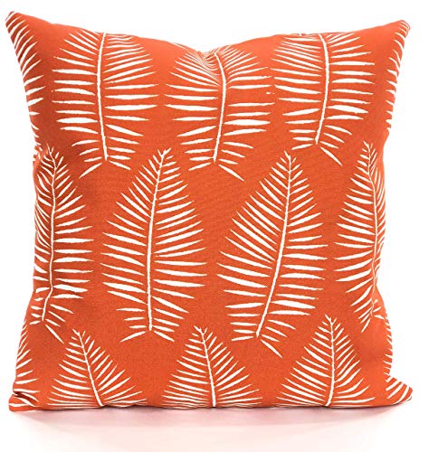 orange patio pillows