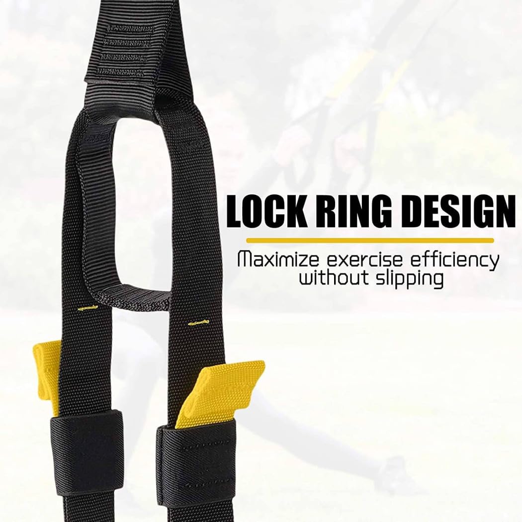 Trade Shop - Cinghie per Allenamento in Sospensione P4 Carico 500kg Ancoraggio Porta Fitness