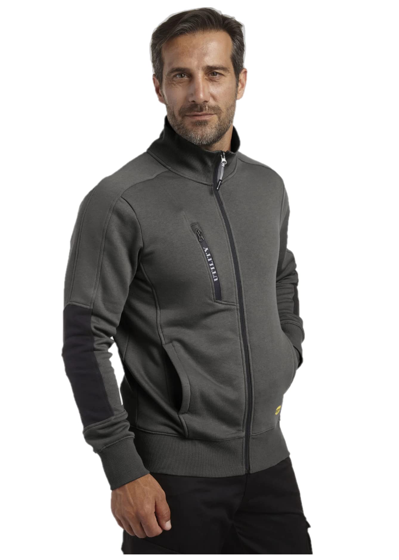 Felpa da Lavoro Full Zip per Uomo Morbida e Calda Diadora Utility Sweatshirt LITEWORK FZ
