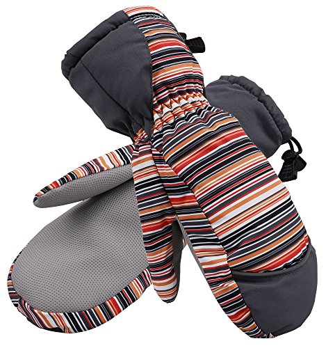 ANDORRA Womens Bohemian Waterproof Snowboard Mittens, Style2, M/L