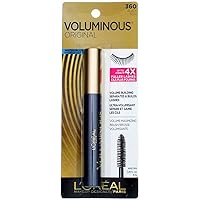 Vista 13 de L'Oréal Paris Makeup Voluminous Original - Mascara para ojos más intensos, lavable, color verde profundo (Deep Green), 0.27 fl oz